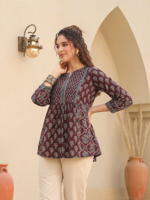 Print Cotton Top